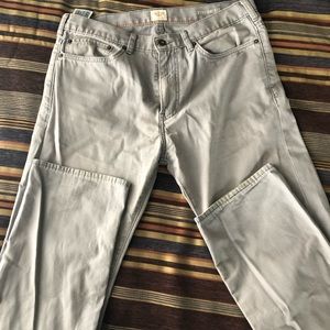Men’s D2 Straight Cut Medium Grey Pants 5 pocket